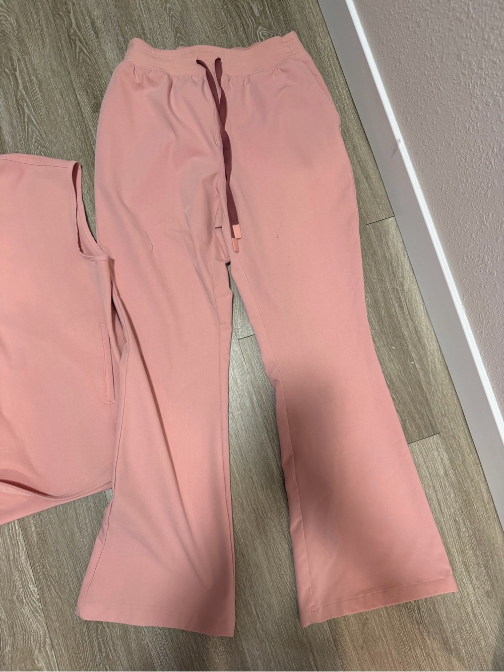 Figs Pink Sand Cordova pant set